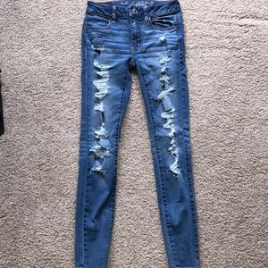 American Eagle Ripped Jeggings